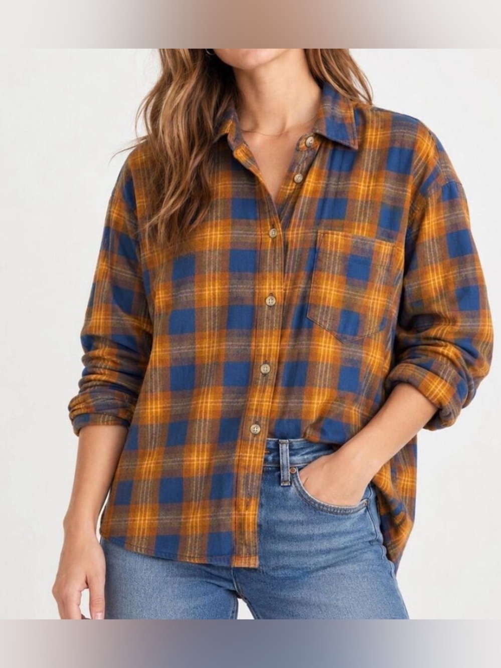 Madewell Westward Cotton Flannel Size XS